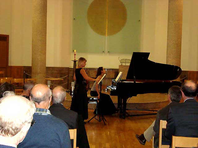 Concert at Milton Keynes City Church, October 2008