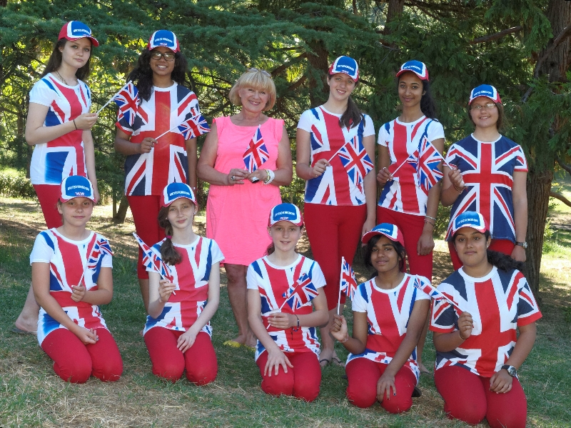 British Group and the Leader Tatiana Pereverzva Birch